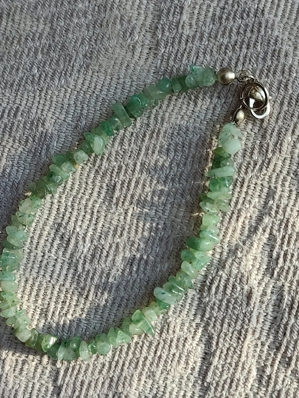 Green Aventurine Beaded Bracelet - Unbranded